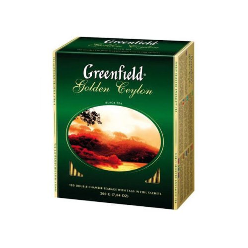 Чай ГРИНФИЛД Golden Ceylon 100 пакетиков