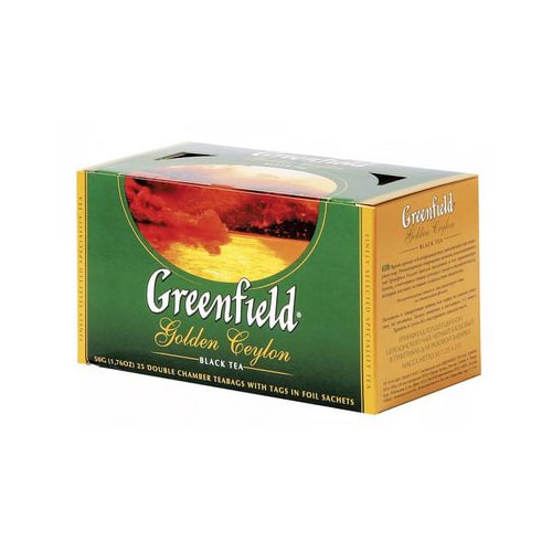 Чай ГРИНФИЛД Golden Ceylon 25 пакетиков