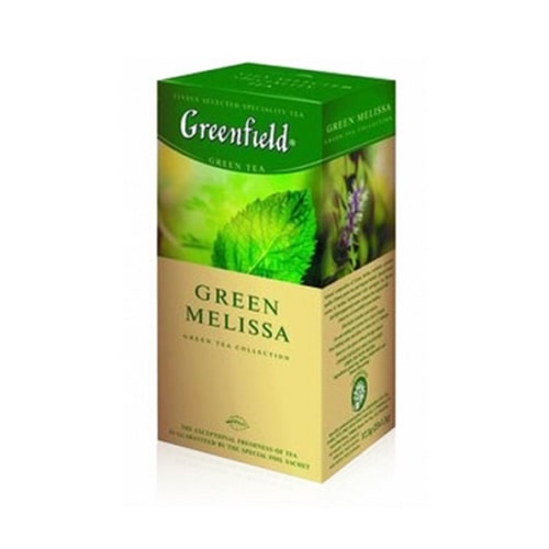 Чай ГРИНФИЛД Green Melissa 25 пакетиков