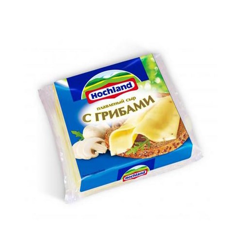 Сыр ХОХЛАНД нарезкаС ГРИБАМИ 150 гр