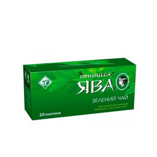 Чай ЯВА Зеленый 25 пакетиков