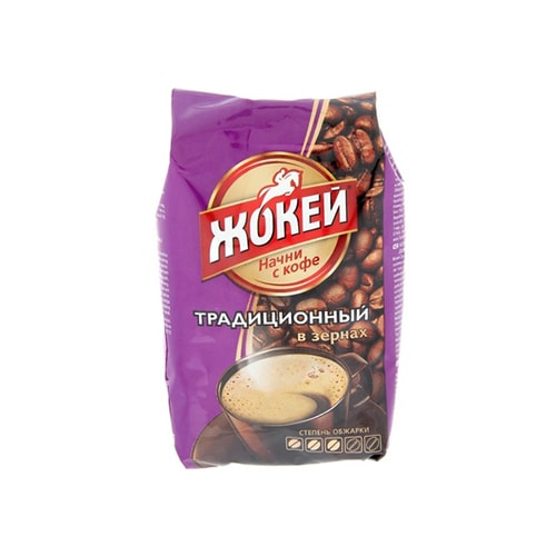 Кофе ЖОКЕЙ Традиционный зерно 100 гр